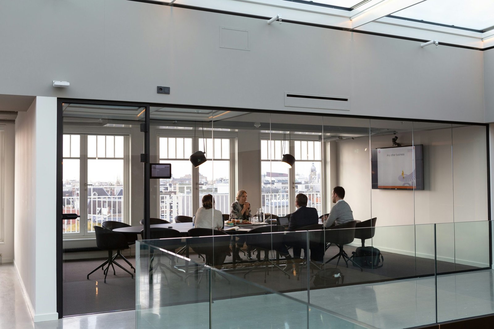Digital marketing team working together